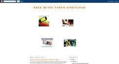 Desktop Screenshot of musicvideos-download.blogspot.com