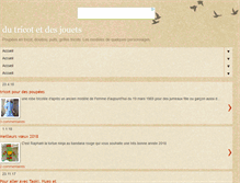 Tablet Screenshot of dutricotetdesjouets.blogspot.com