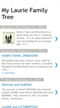 Mobile Screenshot of lauriefamilytree.blogspot.com