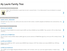 Tablet Screenshot of lauriefamilytree.blogspot.com