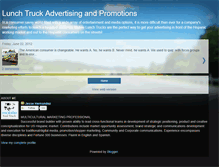 Tablet Screenshot of lunchtruckadvertisingmarketing.blogspot.com