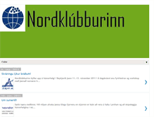 Tablet Screenshot of nordklubbur.blogspot.com