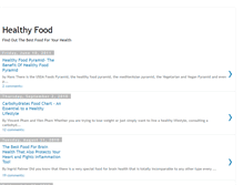 Tablet Screenshot of healthyeatingfoods.blogspot.com