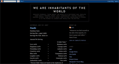 Desktop Screenshot of inhabitant-of-the-world.blogspot.com