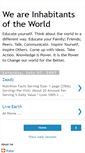 Mobile Screenshot of inhabitant-of-the-world.blogspot.com