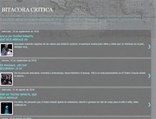 Tablet Screenshot of bitacoracritica.blogspot.com