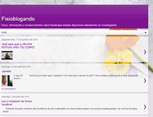 Tablet Screenshot of fisioblogando.blogspot.com