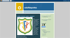 Desktop Screenshot of edufideportesjfk.blogspot.com