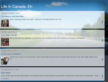 Tablet Screenshot of lifeincanadaeh.blogspot.com