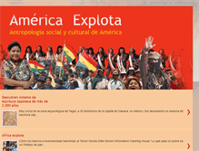 Tablet Screenshot of america-explota.blogspot.com