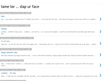 Tablet Screenshot of lame-lor-slap-ur-face.blogspot.com