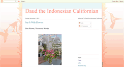 Desktop Screenshot of daudindonesiancalifornian.blogspot.com