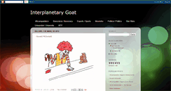 Desktop Screenshot of interplanetarygoat.blogspot.com