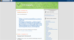 Desktop Screenshot of ichsgeography.blogspot.com