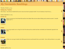 Tablet Screenshot of mynarcissisticramblings.blogspot.com