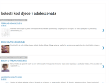 Tablet Screenshot of bolestidjece.blogspot.com