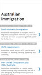 Mobile Screenshot of immigration2australia4u.blogspot.com