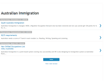 Tablet Screenshot of immigration2australia4u.blogspot.com