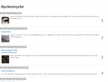 Tablet Screenshot of myckesmycke-myckesmycke.blogspot.com