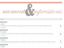 Tablet Screenshot of momentsandimpressions.blogspot.com