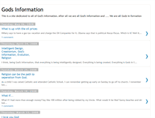 Tablet Screenshot of godsinformation.blogspot.com
