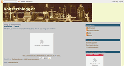 Desktop Screenshot of concertblogger.blogspot.com