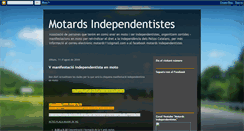 Desktop Screenshot of motardsindependentistes.blogspot.com