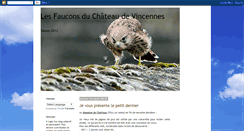 Desktop Screenshot of lesfauconsduchateau.blogspot.com