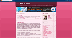 Desktop Screenshot of kiwiinberlin.blogspot.com