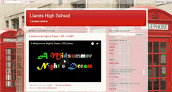 Desktop Screenshot of llaneshighschool.blogspot.com