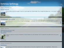 Tablet Screenshot of livmmesfjellblogg.blogspot.com