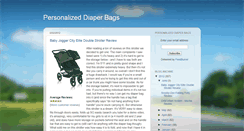 Desktop Screenshot of personalizeddiaperbags.blogspot.com