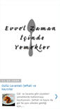 Mobile Screenshot of evvelzamanyemek.blogspot.com