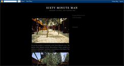 Desktop Screenshot of 60minuteman.blogspot.com