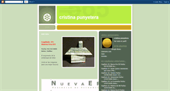 Desktop Screenshot of cristinapunyetera.blogspot.com