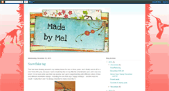 Desktop Screenshot of madebymel.blogspot.com