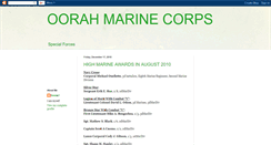 Desktop Screenshot of oorahmarines.blogspot.com