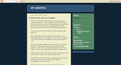 Desktop Screenshot of kplogistics.blogspot.com