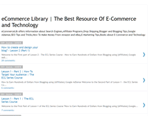 Tablet Screenshot of ecommercelib.blogspot.com