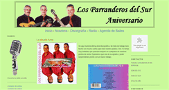 Desktop Screenshot of losparranderosdelsur.blogspot.com