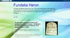 Desktop Screenshot of fundatiaheron.blogspot.com