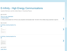 Tablet Screenshot of e-infinity-energy.blogspot.com