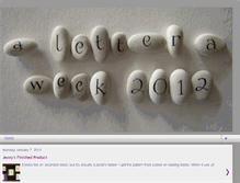 Tablet Screenshot of aletteraweek2012.blogspot.com