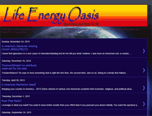 Tablet Screenshot of lifeenergyoasis.blogspot.com