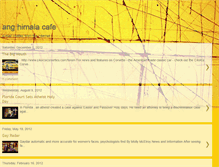 Tablet Screenshot of himalacafe.blogspot.com