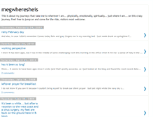 Tablet Screenshot of megwheresheis.blogspot.com