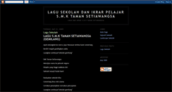 Desktop Screenshot of lagusekolah.blogspot.com