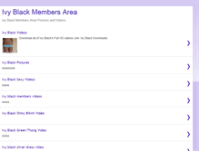 Tablet Screenshot of ivyblack-members-area.blogspot.com