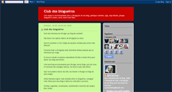 Desktop Screenshot of clubdosblogueiros.blogspot.com