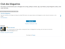 Tablet Screenshot of clubdosblogueiros.blogspot.com